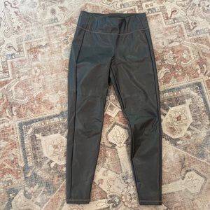 Athleta faux leather leggings